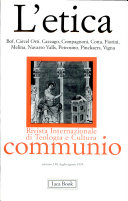 Copertina  L'etica