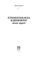 Copertina  Etnosociologia Karimojong : alcuni aspetti