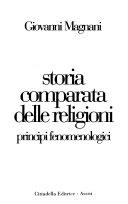 Copertina  Storia comparata delle religioni : Principi fenomenologici