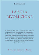 Copertina  La sola rivoluzione