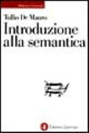 Copertina  Introduzione alla semantica