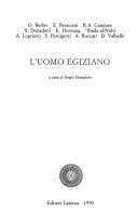 Copertina  L'uomo egiziano