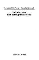 Copertina  Introduzione alla demografia storica