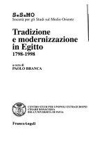 Copertina  Tradizione e modernizzazione in Egitto 1798-1998