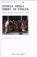 Copertina  Storia degli Ebrei in Italia : Dall'emancipazione a oggi