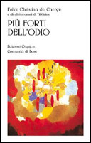 Copertina  Più forti dell'odio