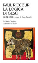 Copertina  Paul Ricoeur: la logica di Gesù