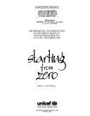 Copertina  Starting from Zero : the Promotion and Protection of Children's Rights in Post-Genocide Rwanda, July 1994-December 1996