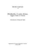 Copertina  Shinkyoku, il canto divino : leggere Dante in Oriente