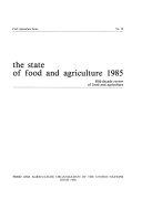 Copertina  The state of food and agriculture 1983 : world review: the situation in Sub-Saharan Africa; women in developing agriculture